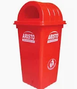 Red Dustbin 120L